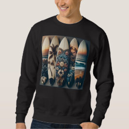 Hawaiianische gestrichene Surfboards Sweatshirt