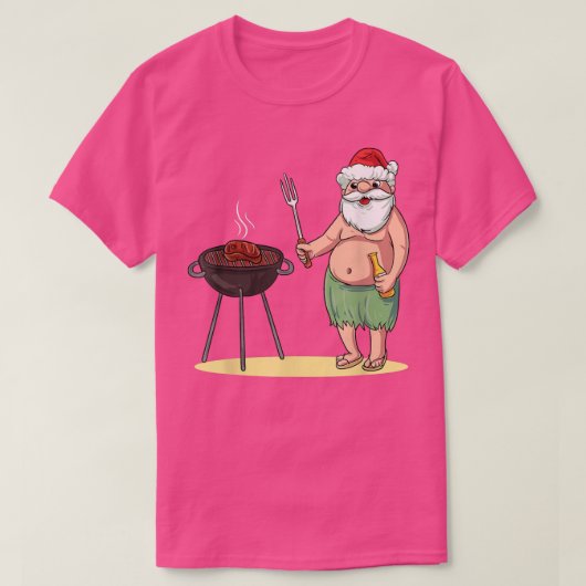 Hawaiianische GRILLEN Weihnachten im Juli T - Shir T-Shirt (Design vorne)