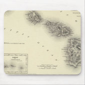 Hawaiianische Gruppe oder Sandwichinseln Mousepad (Vorne)