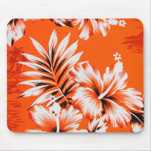 Hawaiianische Hibiskus-Blumen Hintergrund Mousepad