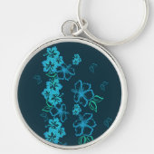 Hawaiianische Hibiskus-Icons Schlüsselanhänger (Vorne)