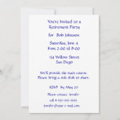 hawaiianische Hibiskus-Rente Einladung (Rückseite)