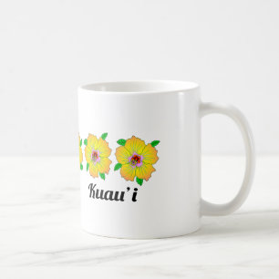Hawaiianische Hibiskusblüten Kauai Hawaii Kaffeetasse