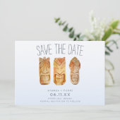 Hawaiianische Hochzeit in Urlaubsort Ankündigung (Stehend Vorderseite)