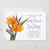 Hawaiianische Hochzeitstorte-Blume Einladung (Vorderseite)