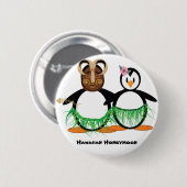 Hawaiianische Honeymoon Button (Vorne & Hinten)
