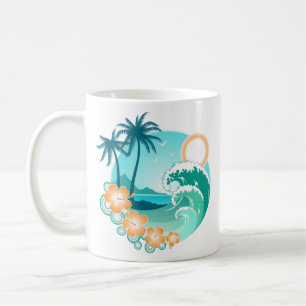 Hawaiianische Insel 1 Kaffeetasse