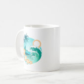Hawaiianische Insel 1 Kaffeetasse (Vorderseite Links)