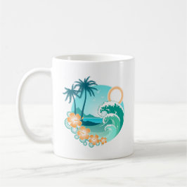 Hawaiianische Insel 1 Kaffeetasse