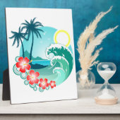 Hawaiianische Insel 2 Fotoplatte (Seite)