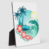 Hawaiianische Insel 2 Fotoplatte (Seite)