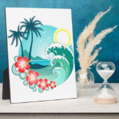 Hawaiianische Insel 2 Fotoplatte (Seite)