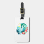 Hawaiianische Insel 2 Gepäckanhänger (Vorderseite vertikal)