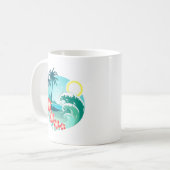 Hawaiianische Insel 2 Kaffeetasse (Vorderseite Links)