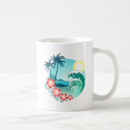 Hawaiianische Insel 2 Kaffeetasse