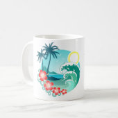 Hawaiianische Insel 2 Kaffeetasse (Vorderseite Links)