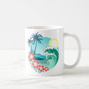 Hawaiianische Insel 2 Kaffeetasse