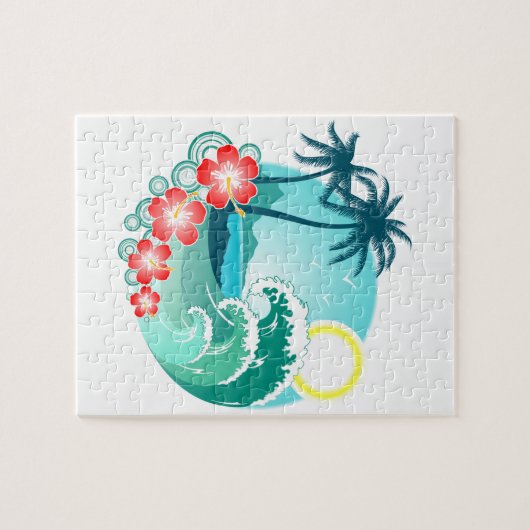 Hawaiianische Insel 2 Puzzle (Horizontal)