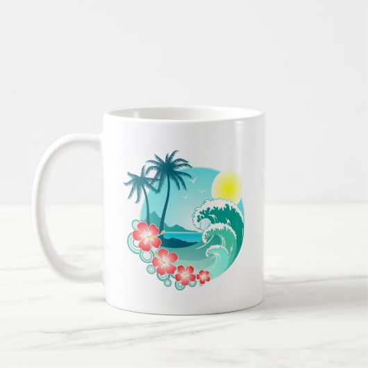 Hawaiianische Insel 3 Kaffeetasse (Links)