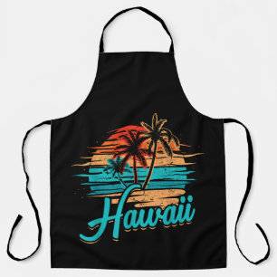 Hawaiianische Insel Tropisches Hawaii Urlaub Schürze