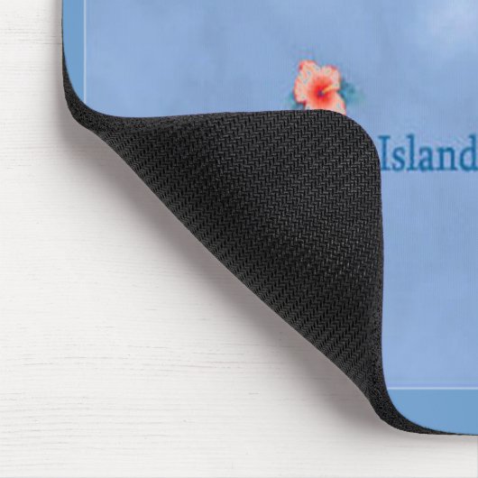 Hawaiianische Inselkarte Mousepad (Ecke)