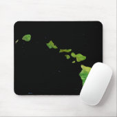 Hawaiianische Inselkette Abstrakter Kunst Mousepad (Mit Mouse)