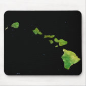 Hawaiianische Inselkette Abstrakter Kunst Mousepad (Vorne)