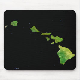 Hawaiianische Inselkette Abstrakter Kunst Mousepad