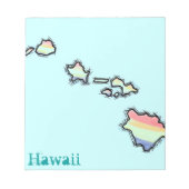Hawaiianische Inselketten Notizblock (Vorderseite)
