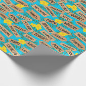 Hawaiianische Inseln farbenfroh Geschenkpapier (Ecke)