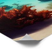 Hawaiianische Inseln Kahoolawe Aloha Poster (Ecke)