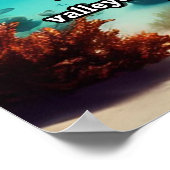 Hawaiianische Inseln Kauai Aloha Poster (Ecke)