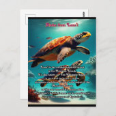 Hawaiianische Inseln Lanai Aloha Postkarte (Vorne/Hinten)