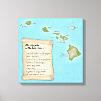 Hawaiianische Inseln Leinwanddruck