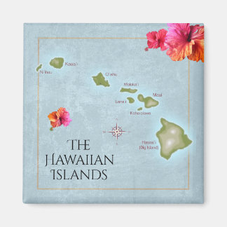 Hawaiianische Inseln Magnet