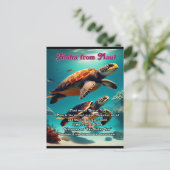 Hawaiianische Inseln Maui Aloha Postkarte (Stehend Vorderseite)