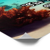 Hawaiianische Inseln Niihau Aloha Poster (Ecke)