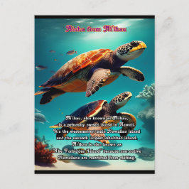 Hawaiianische Inseln Niihau Aloha Postkarte
