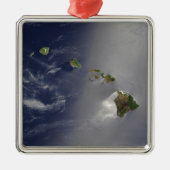 Hawaiianische Inseln Silbernes Ornament (Vorne)