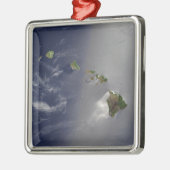 Hawaiianische Inseln Silbernes Ornament (Links)