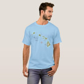 Hawaiianische Inseln T-Shirt (Vorne ganz)