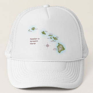 Hawaiianische Inseln Truckerkappe