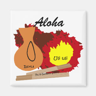 Hawaiianische Instrumente, Aloha-Magnet Magnet