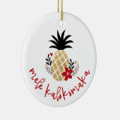 Hawaiianische Keramik Weihnachtsschmuck (Rechts)