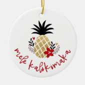 Hawaiianische Keramik Weihnachtsschmuck (Vorne)