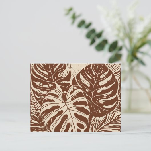 Hawaiianische Kunst Postkarte (Stehend Vorderseite)