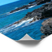 Hawaiianische Küste Poster (Ecke)