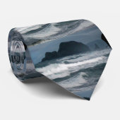 Hawaiianische Küsteninsel tropisches Paradies Krawatte (Gerollt)