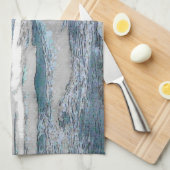 Hawaiianische Küsteninsel tropisches Paradies Küchentuch (Viertel Falte)