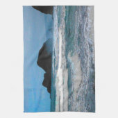 Hawaiianische Küsteninsel tropisches Paradies Küchentuch (Vertikal)